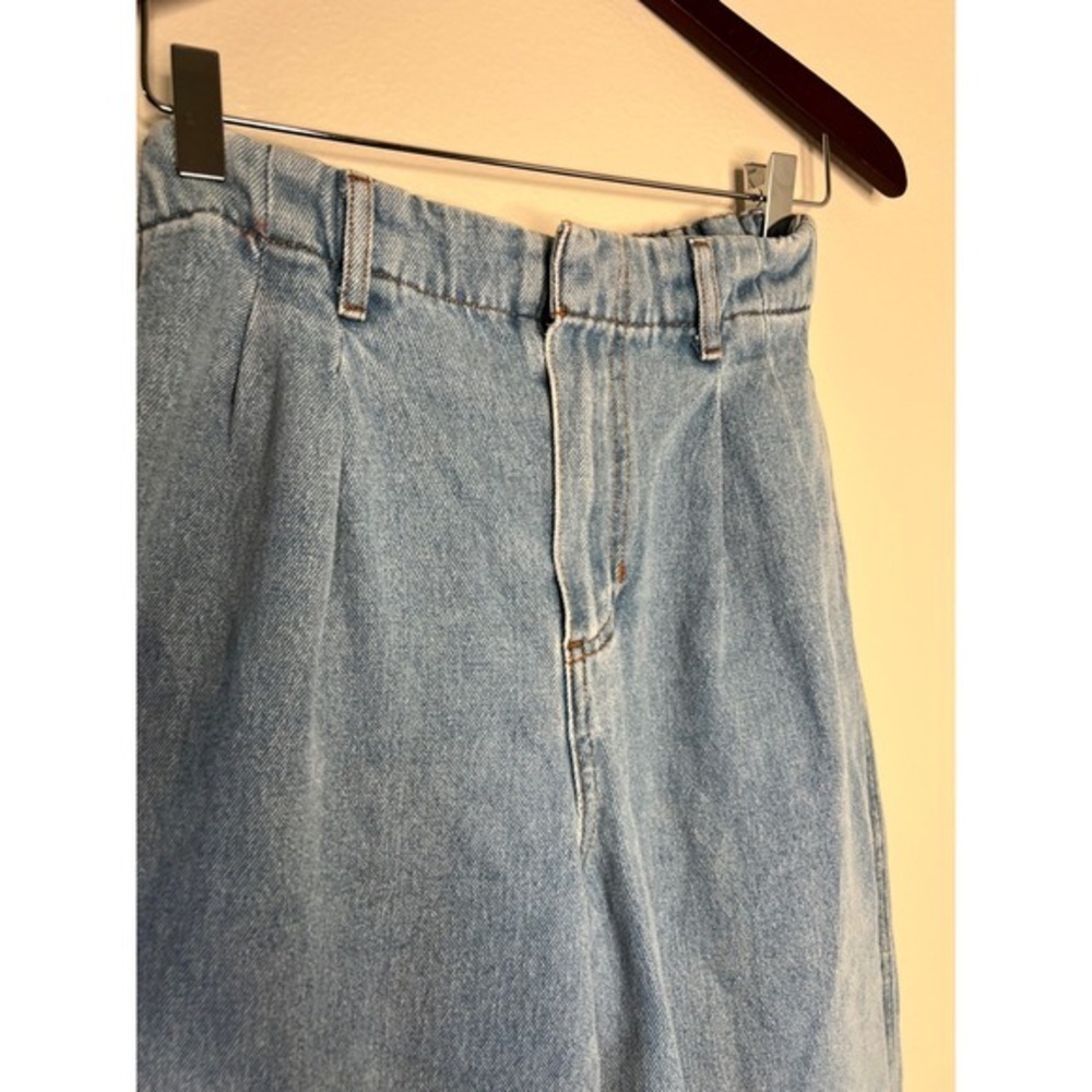 BDG Urban Outfitters Drew Light Baggy Pleated High Waisted Jeans Women's L32 - Picture 2 of 5